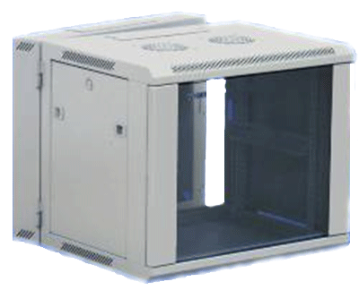 This is a picture of a wallmount rack enclosure 18RU