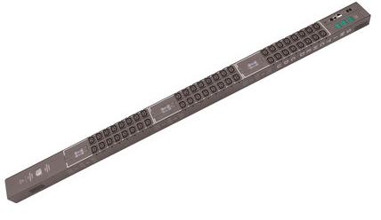 This is a picture of a 48 way switched PDU with dual power inputs