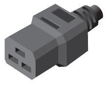 This is a picture of a IEC 60320/C19 16A socket