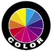 This is a picture of RAL Colour pie chart logo for air conditioner rack cabinets