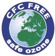 This is a picture of CFC Free Safe Zone logo for air conditioner rack cabinets