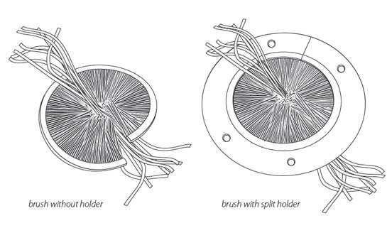 This is a picture of a circle brush seal diagram for existing sites