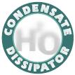 This is a picture of condensate dissapator logo for air conditioner rack cabinets