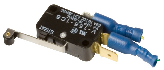 This is a picture of a door contact microswitch sensor