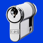 This is a picture of a euro profile key lock