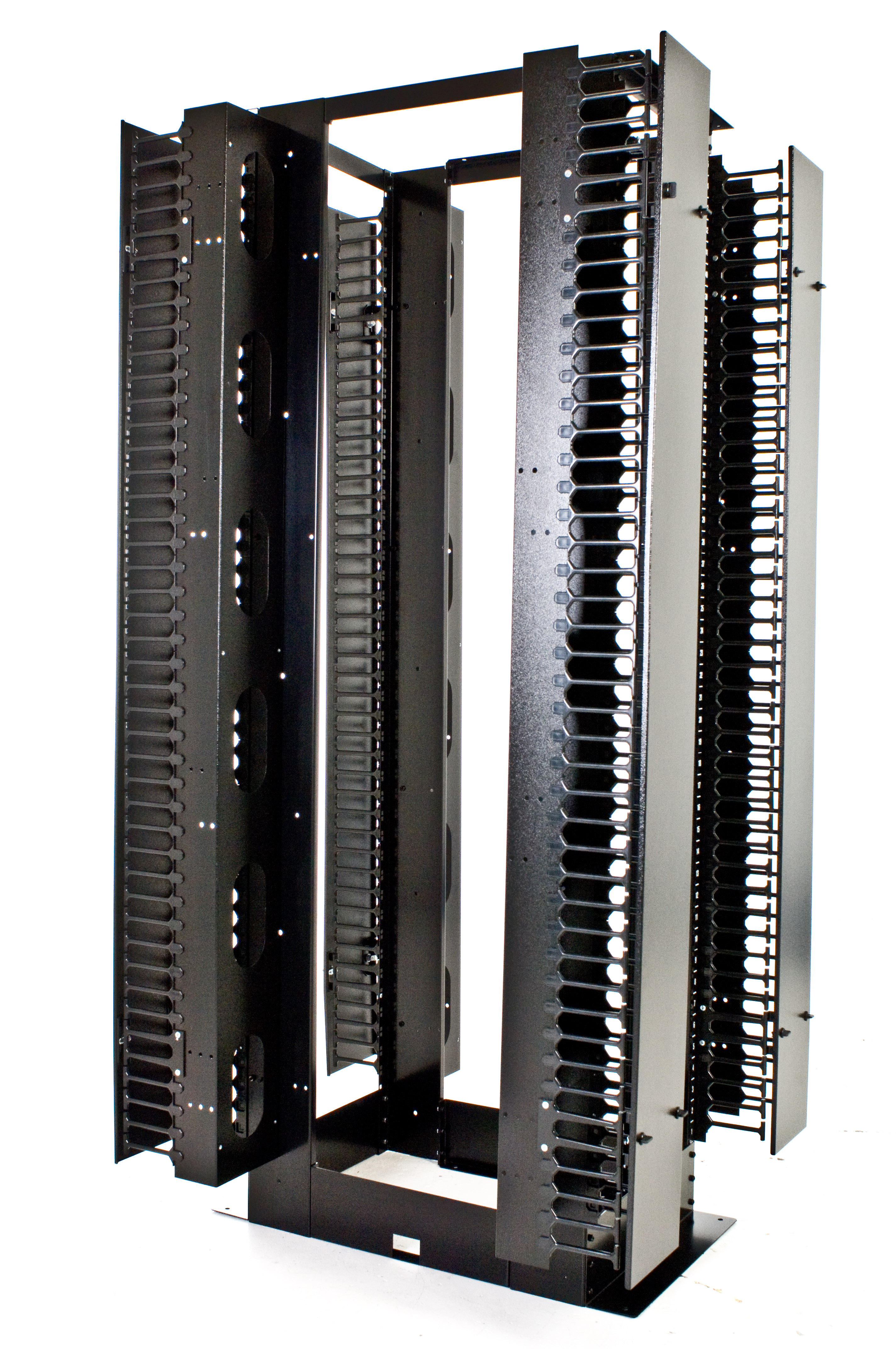 This is a picutre of HDOF Open Frame cabling cabinet